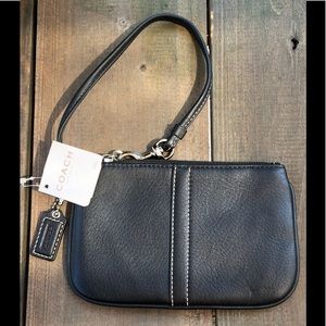 Black coach wristlet NWT